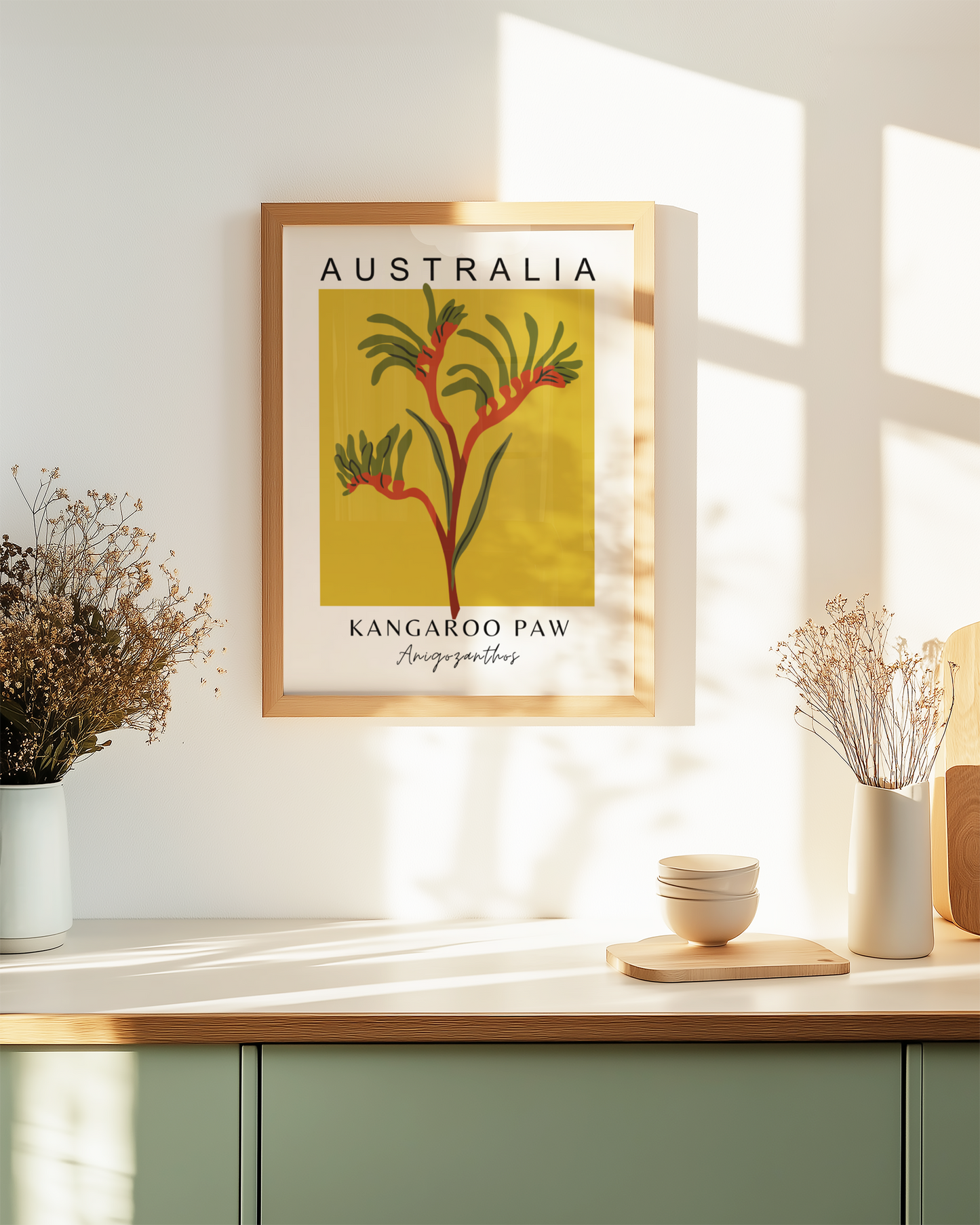 Australian Kangaroo Paw Print