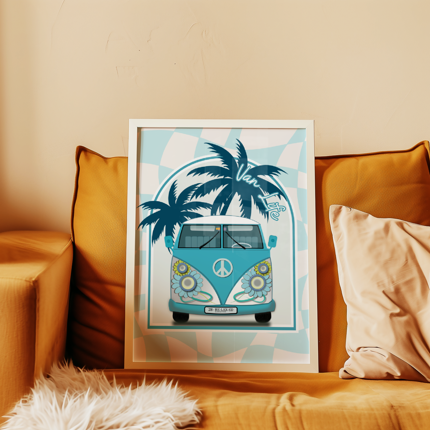 Van Life VW Kombi Print