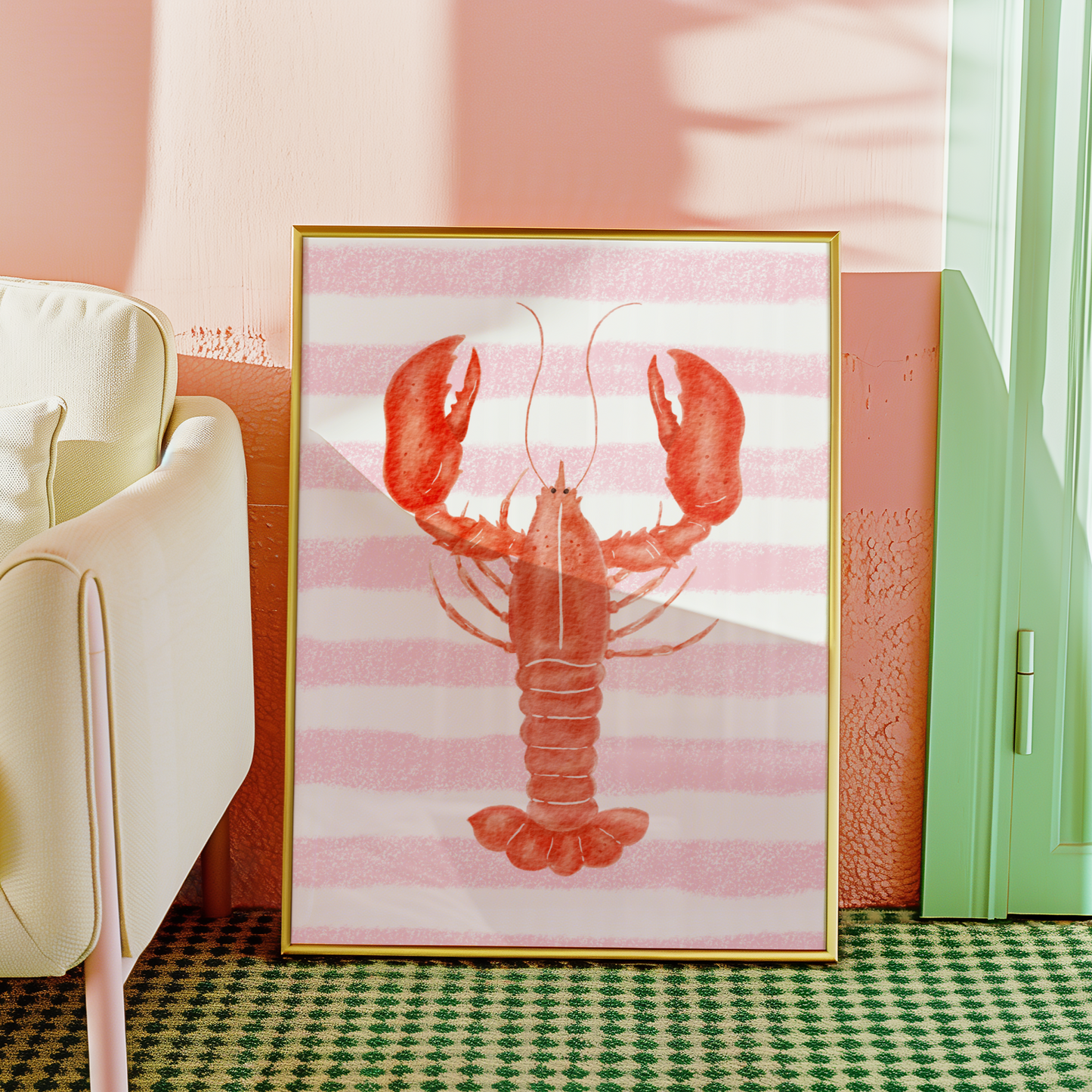 Red Lobster 'Aragosta' Print