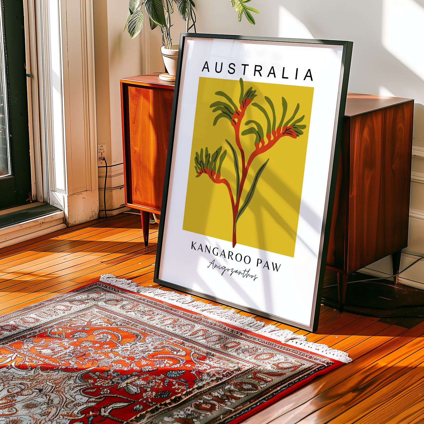 Australian Kangaroo Paw Print