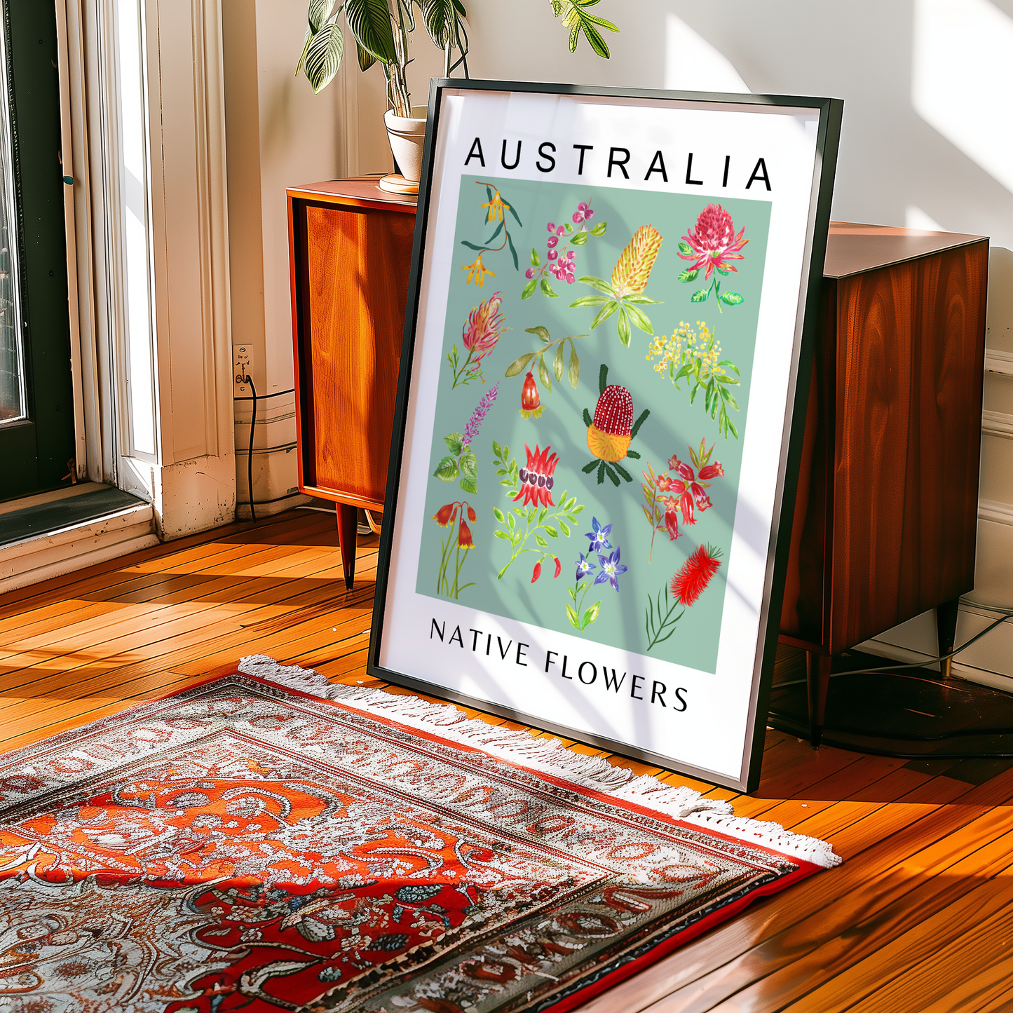 Australian Native Flowers Print