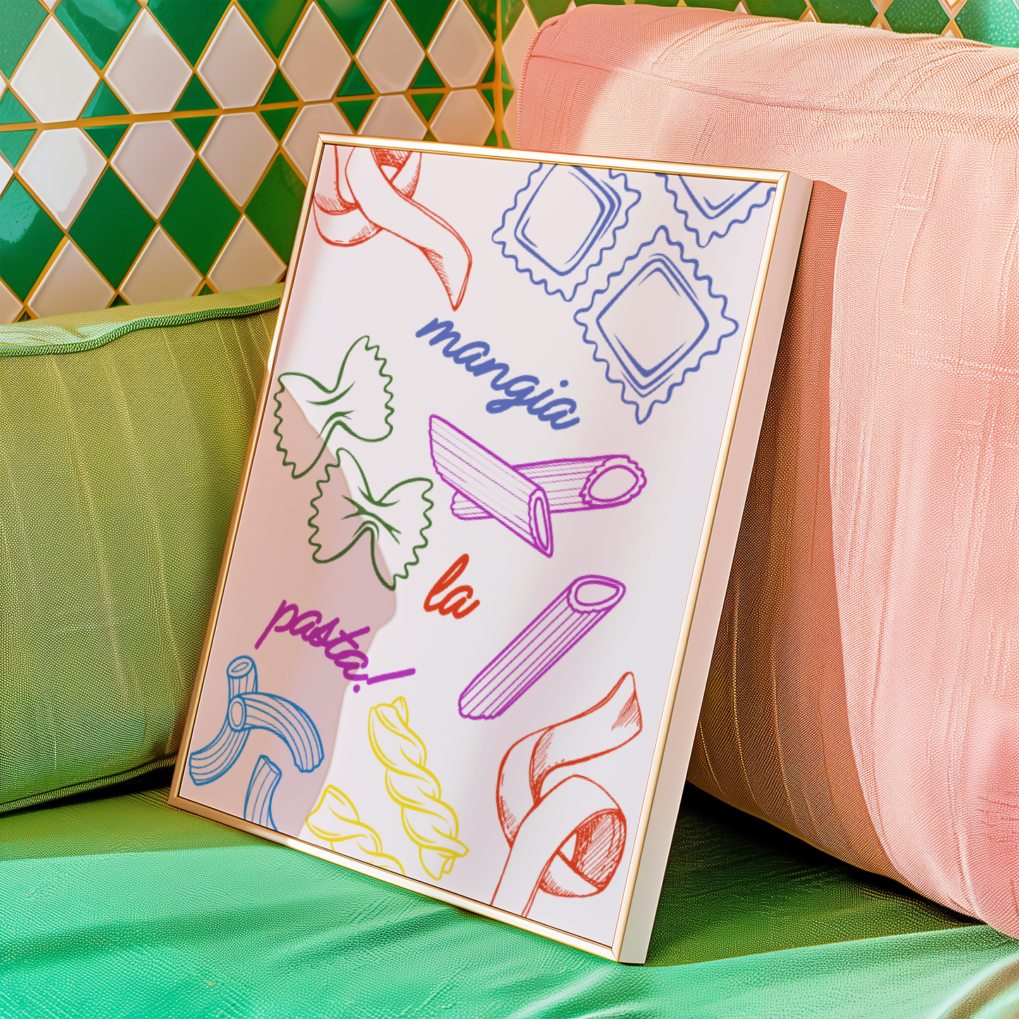 Mangia La Pasta Print