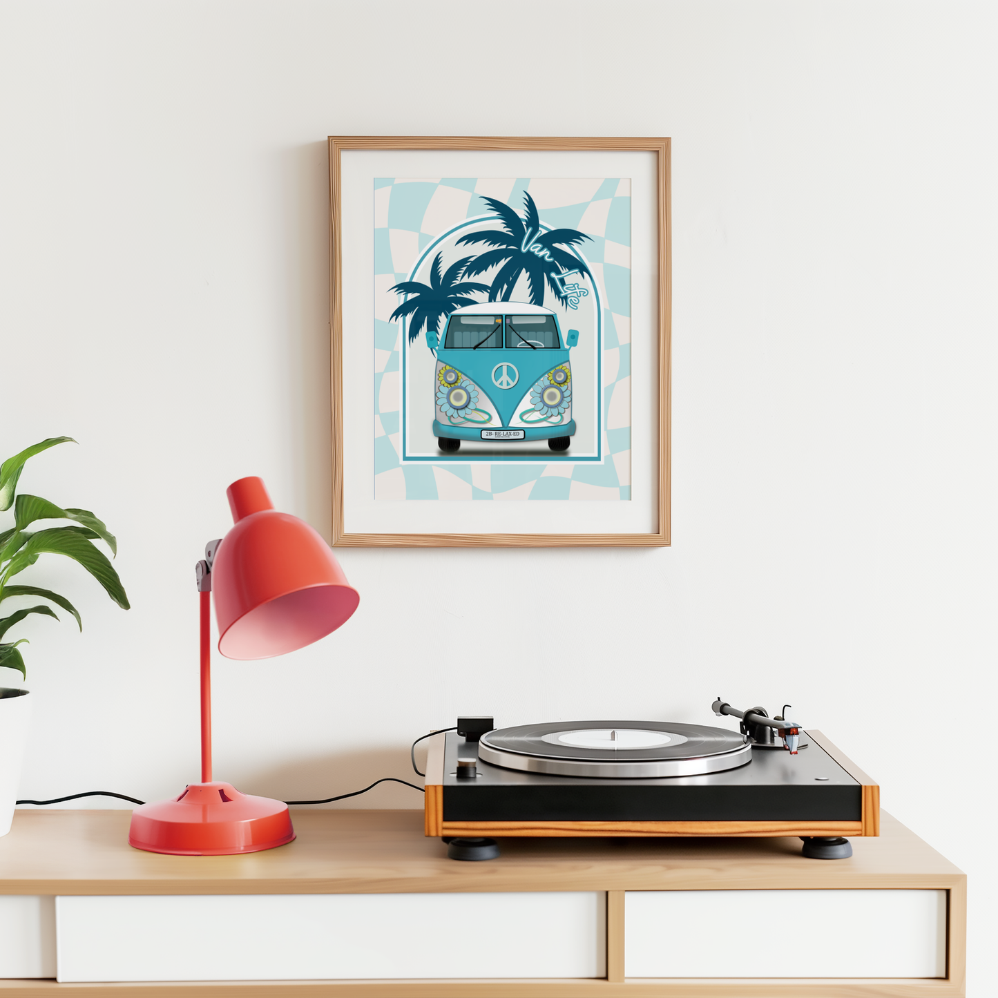 Van Life VW Kombi Print