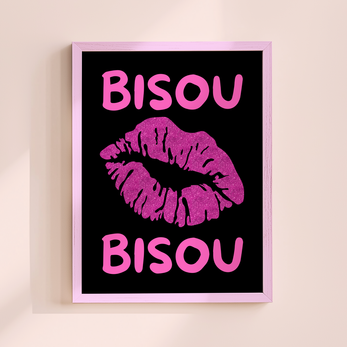 Bisou Bisou Poster Print