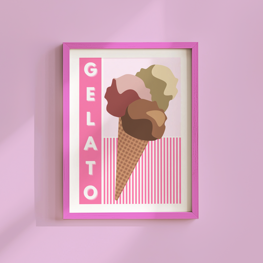 Pink Gelato Print