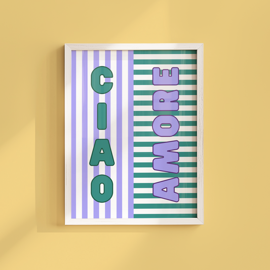 Ciao Amore Poster Print