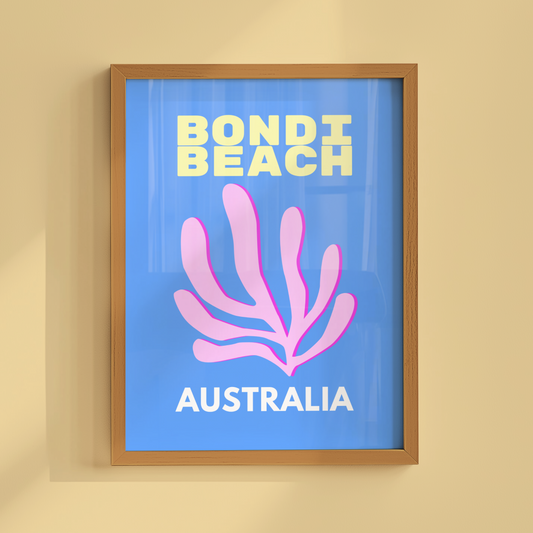 Bondi Beach Australia Poster Print