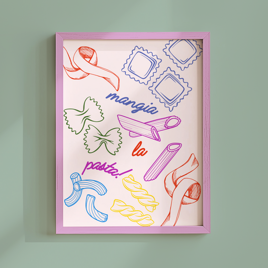 Mangia La Pasta Print