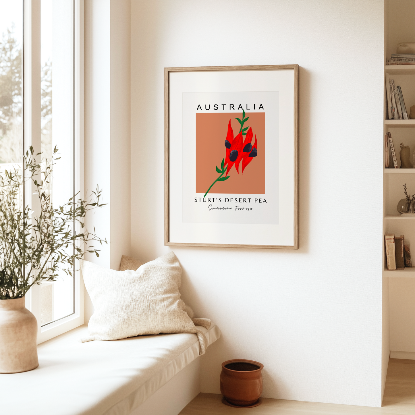 Australian Sturt's Desert Pea Print
