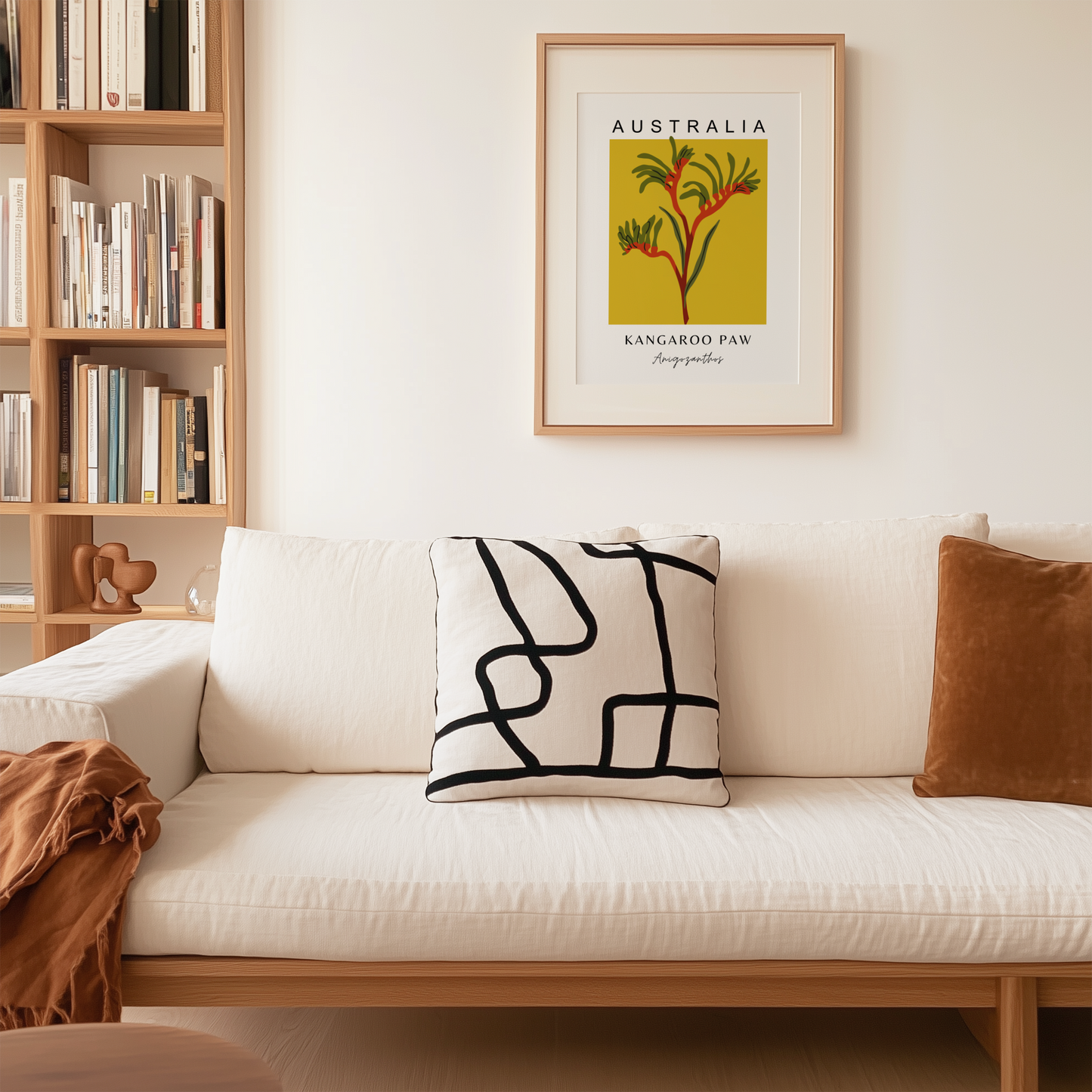 Australian Kangaroo Paw Print