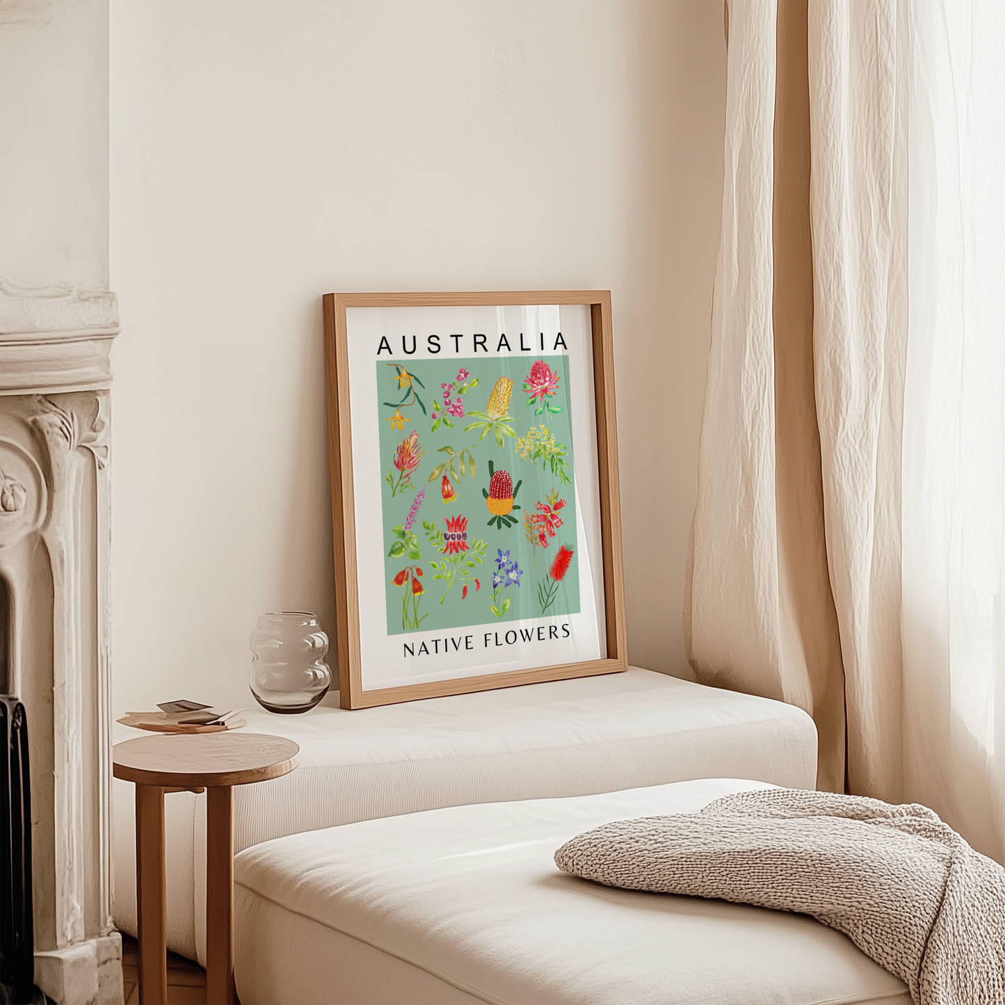 Australian Native Flowers Print