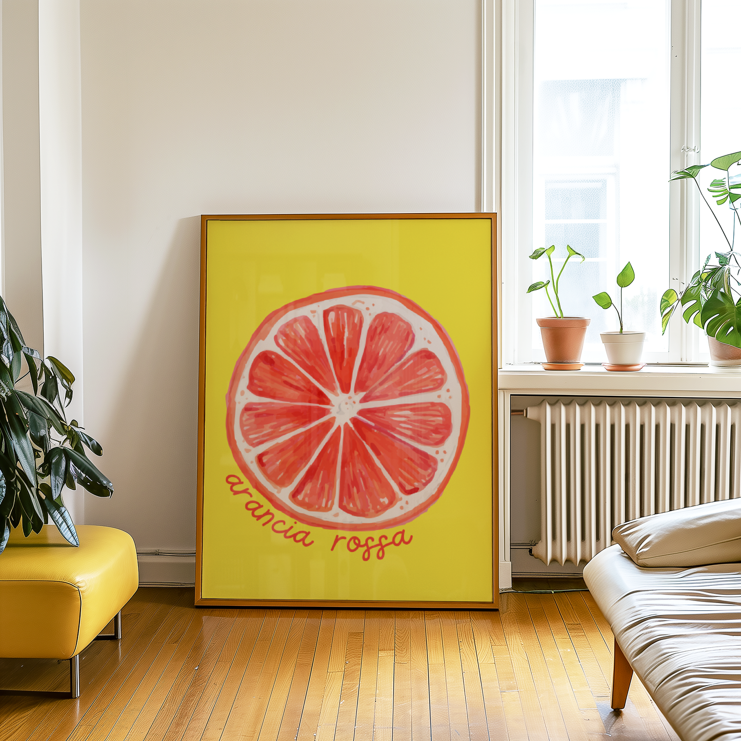 Arancia Rossa Poster Print