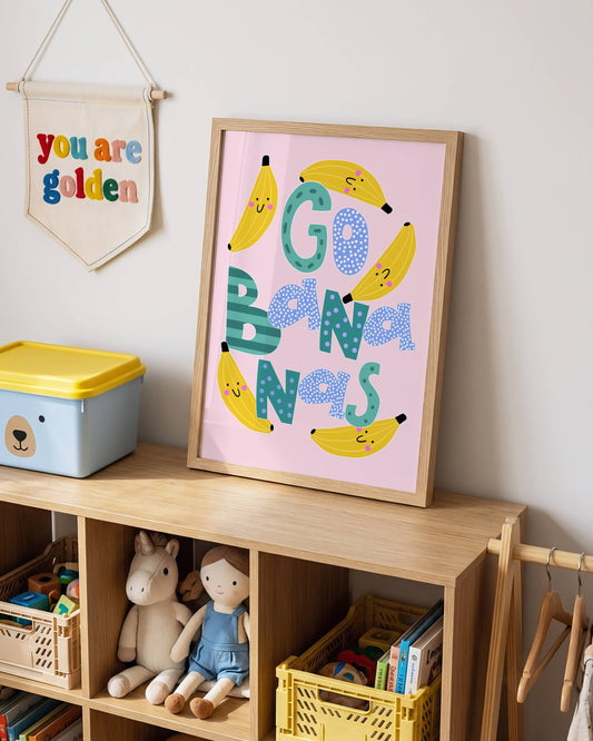 Go Bananas Poster Print