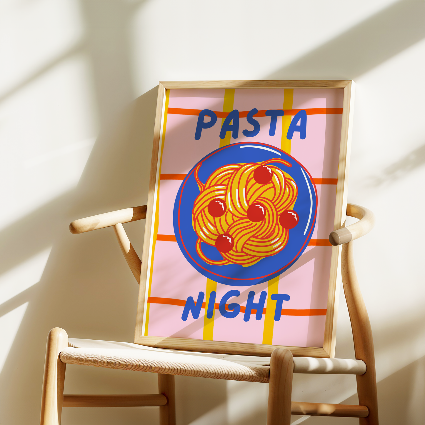 Pasta Night Poster Print