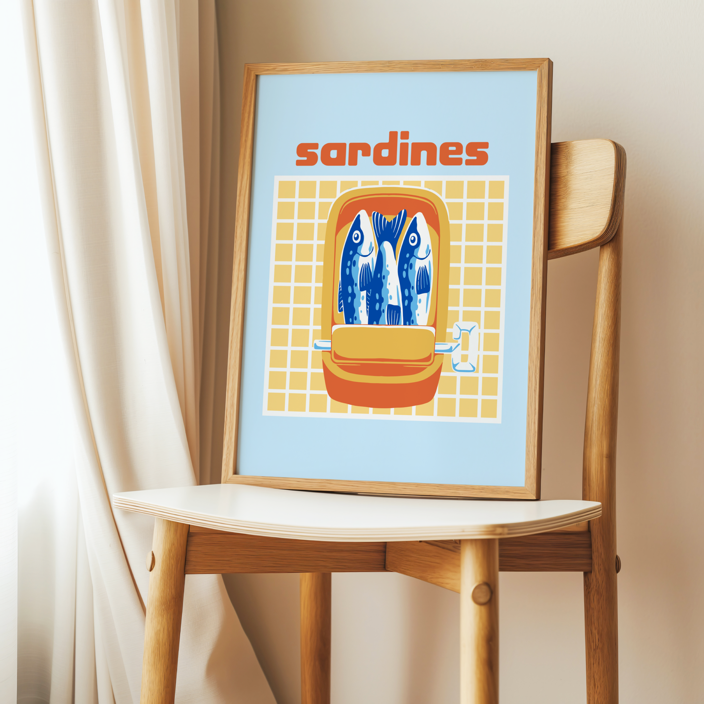 Tin of Sardines Poster Print