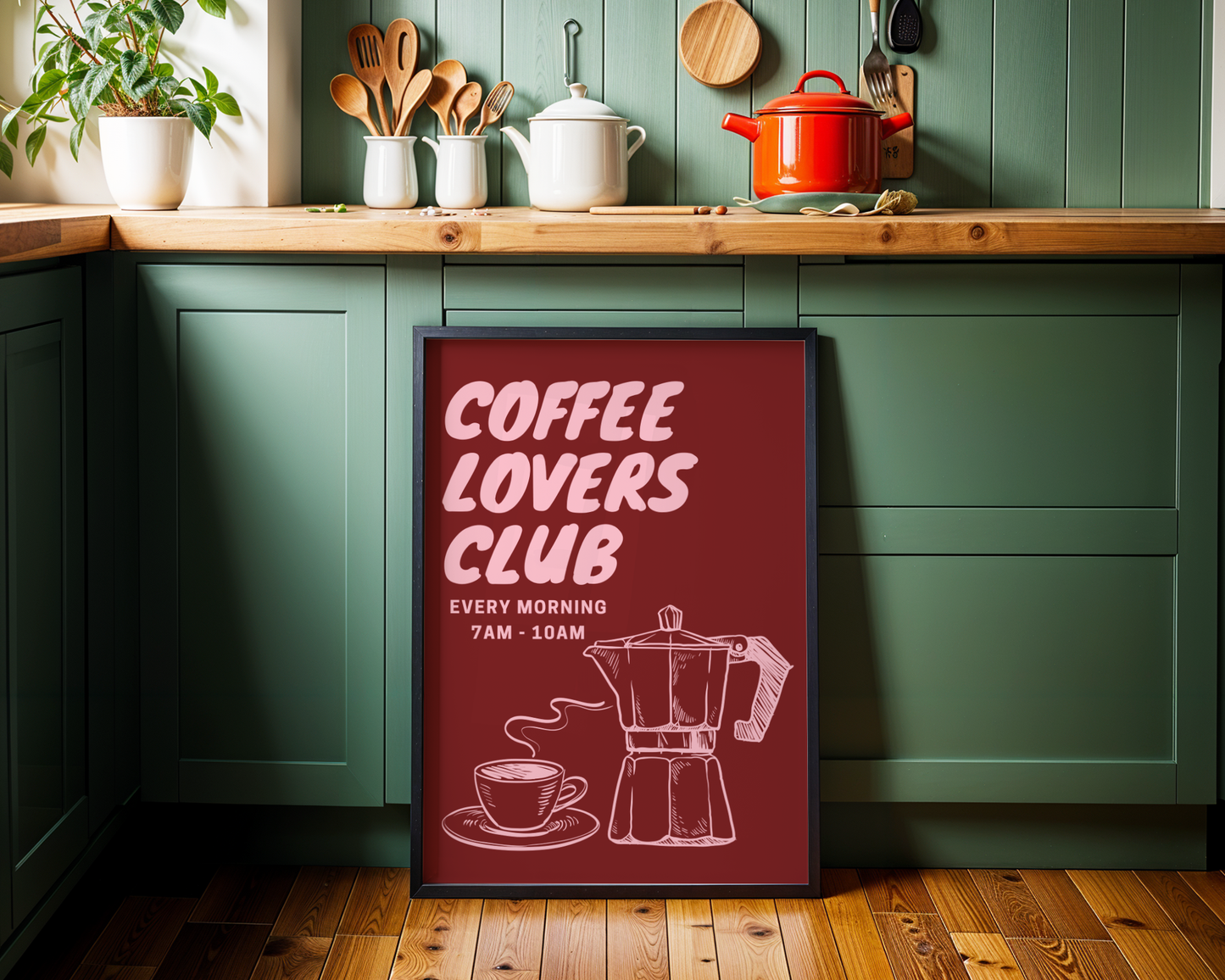 Coffee Lovers Club Print