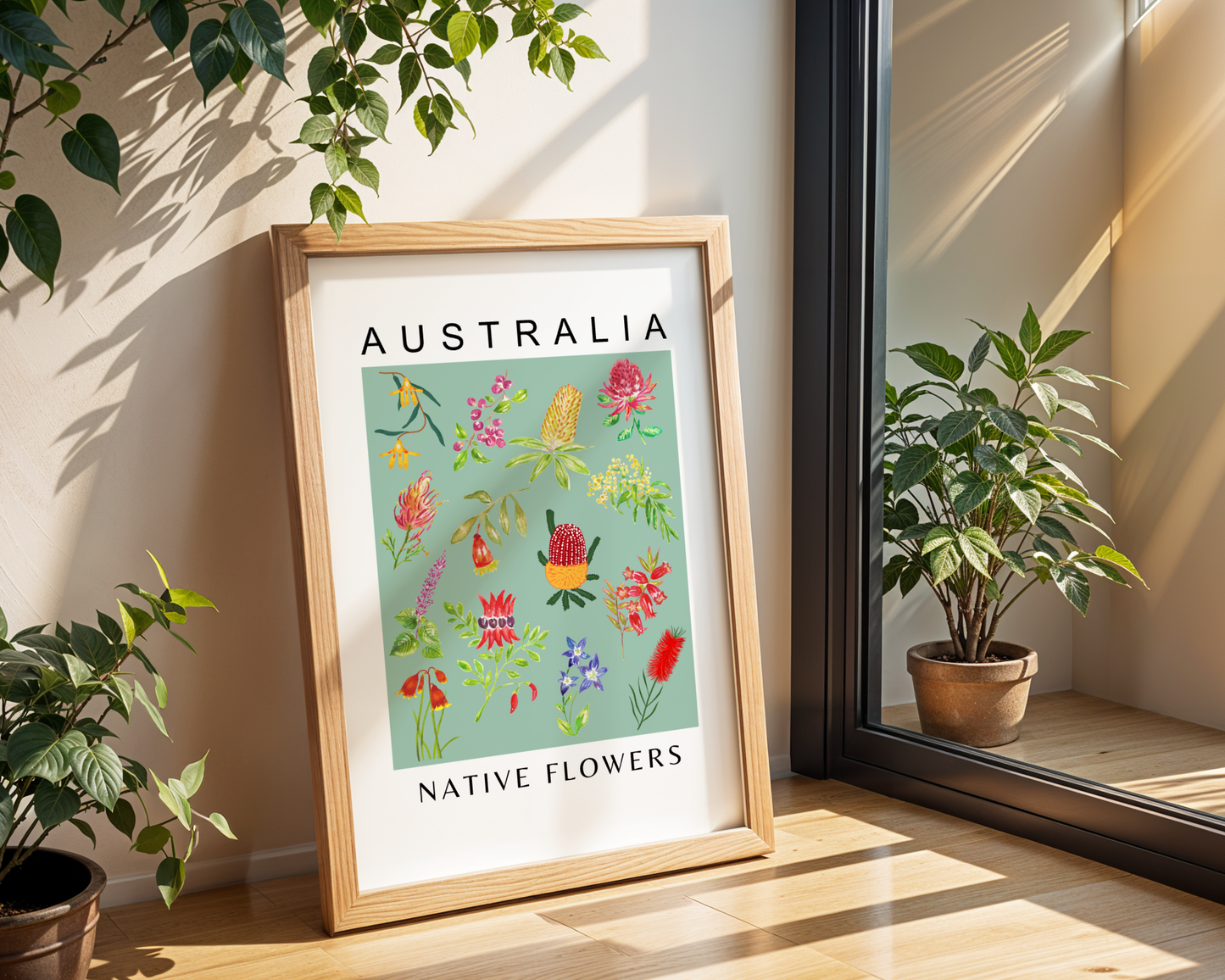 Australian Native Flowers Print
