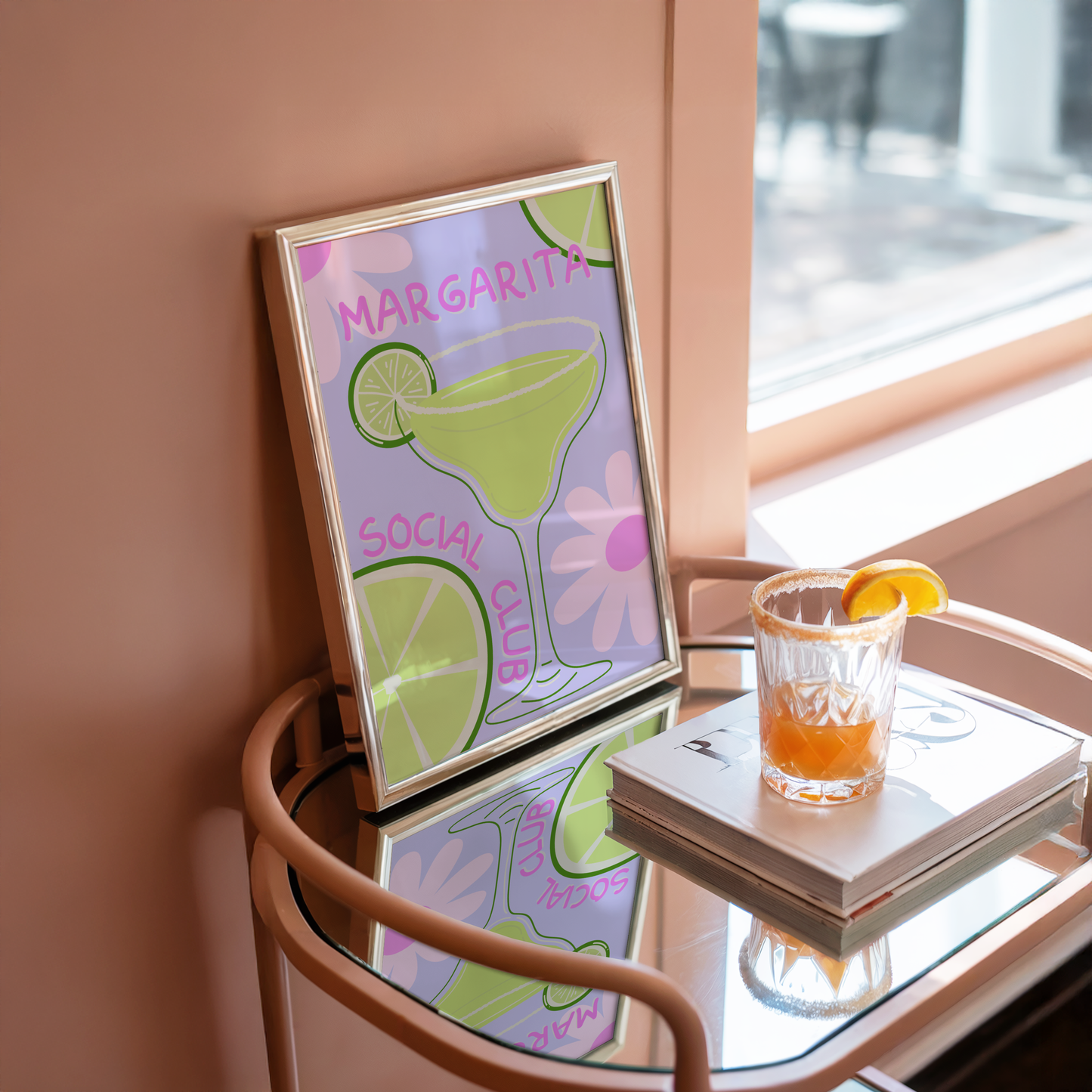 Margarita Social Club Poster Print