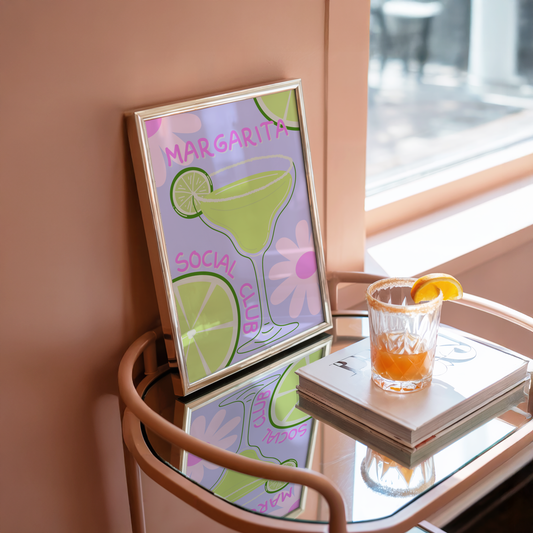 Margarita Social Club Poster Print