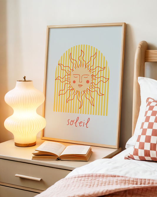 Soleil Sun Print (Blue and Yellow)