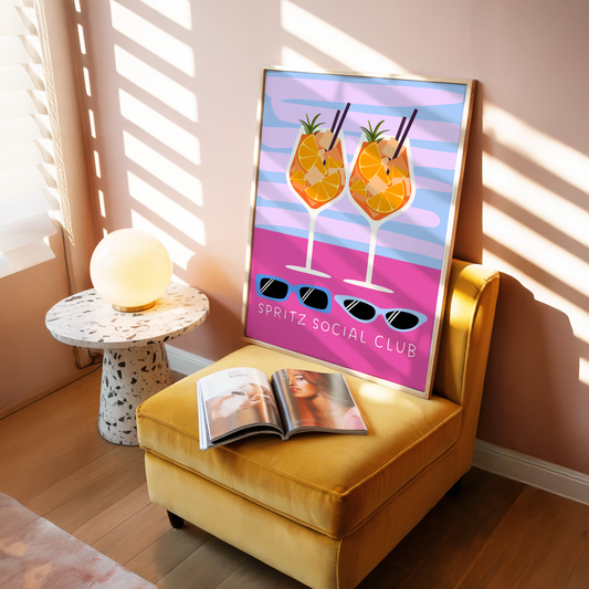 Spritz Social Club Poster Print