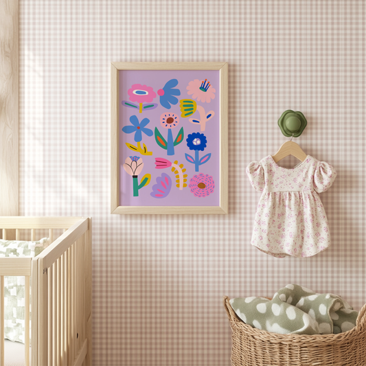 Flower Garden Poster Print