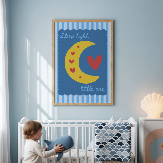 Sleep Tight Little One Poster Print