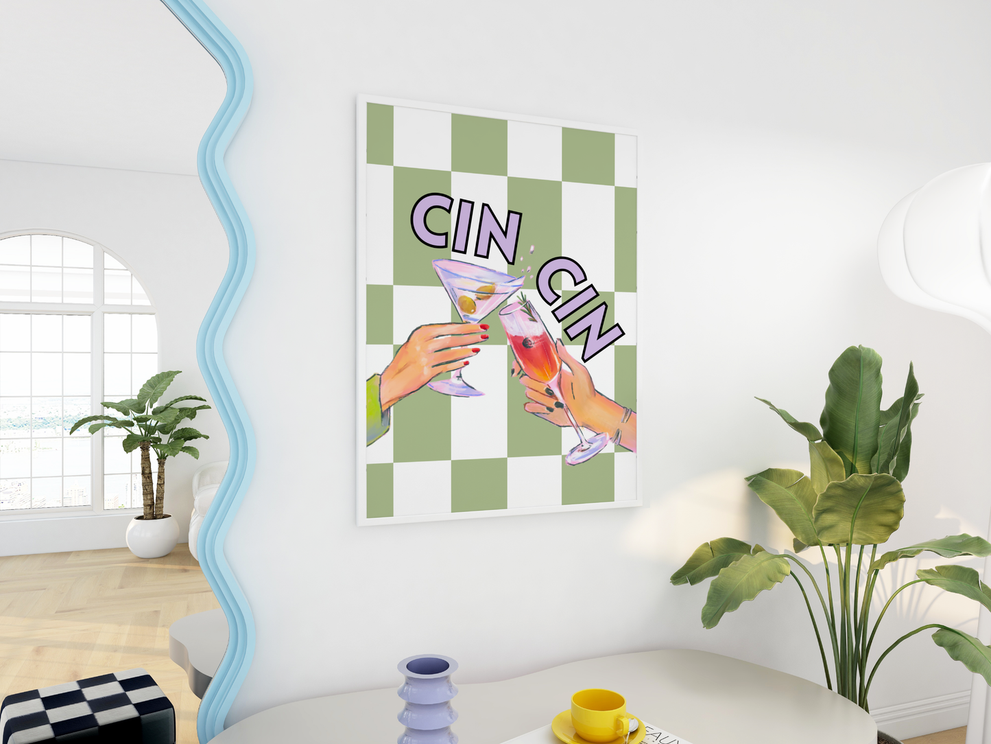 Cin Cin Cocktails Print