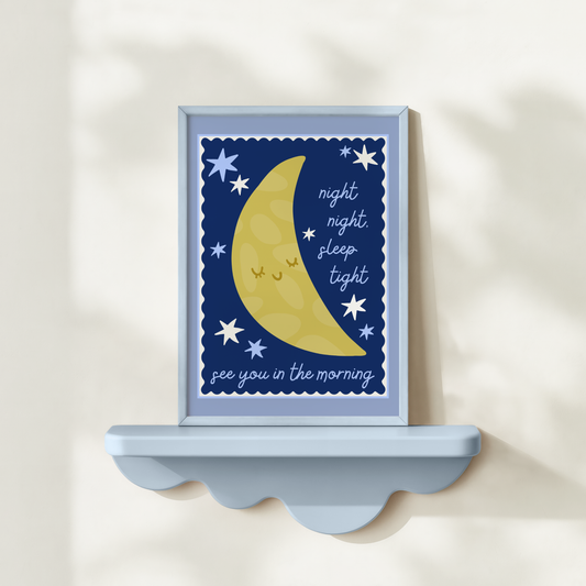 Night Night Sleep Tight Poster Print