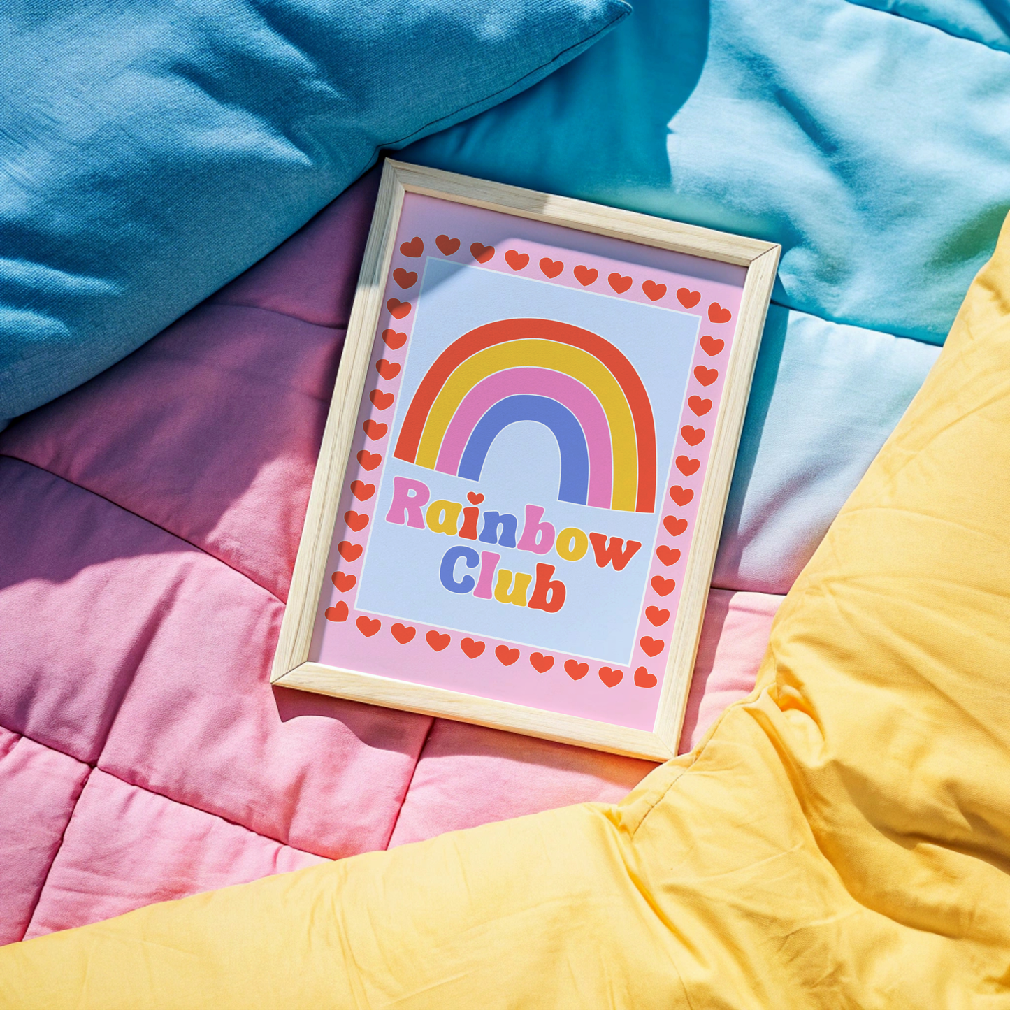 Rainbow Club Poster Print