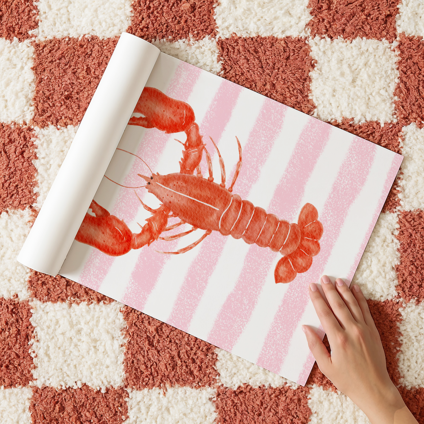 Red Lobster 'Aragosta' Print