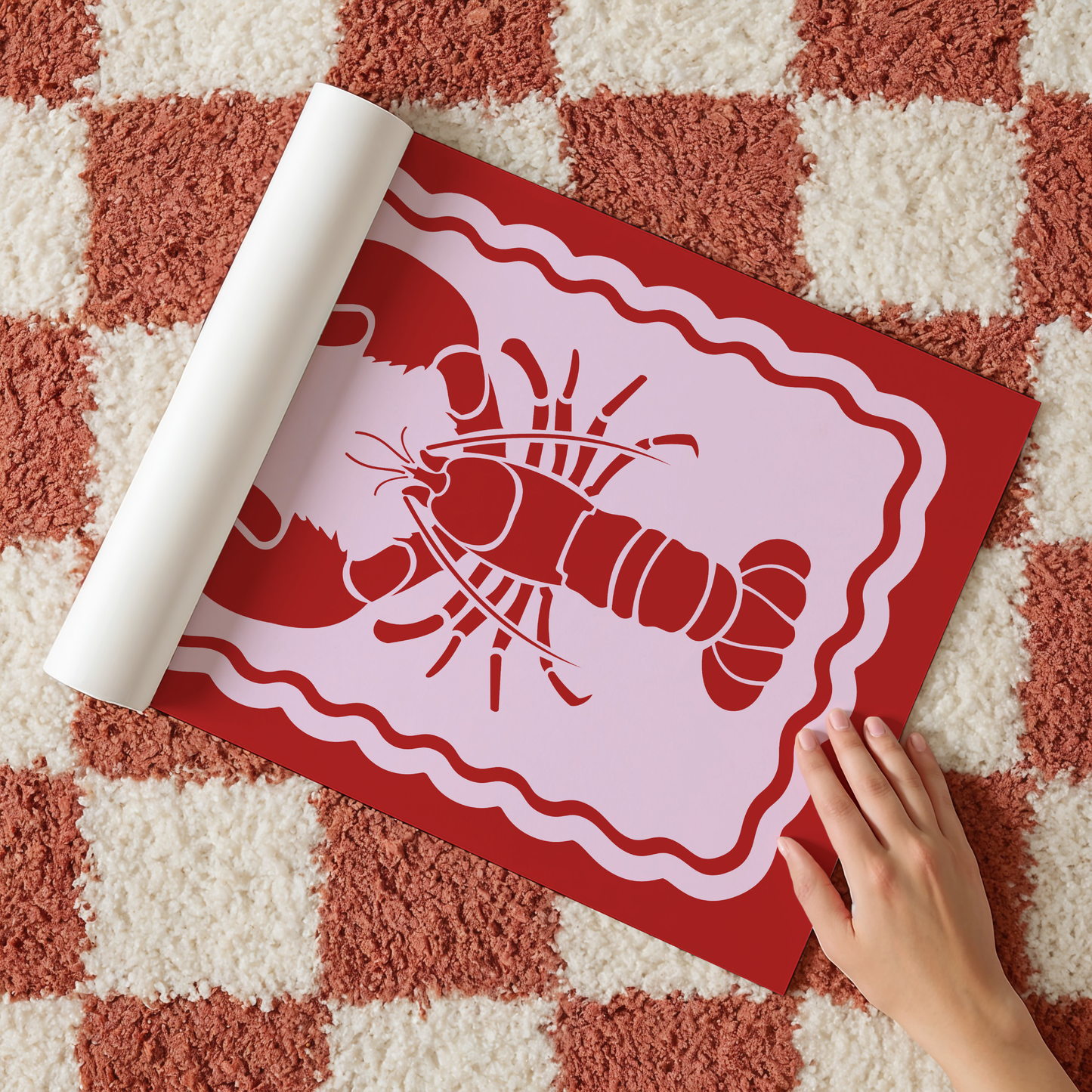 Red Lobster Poster Print
