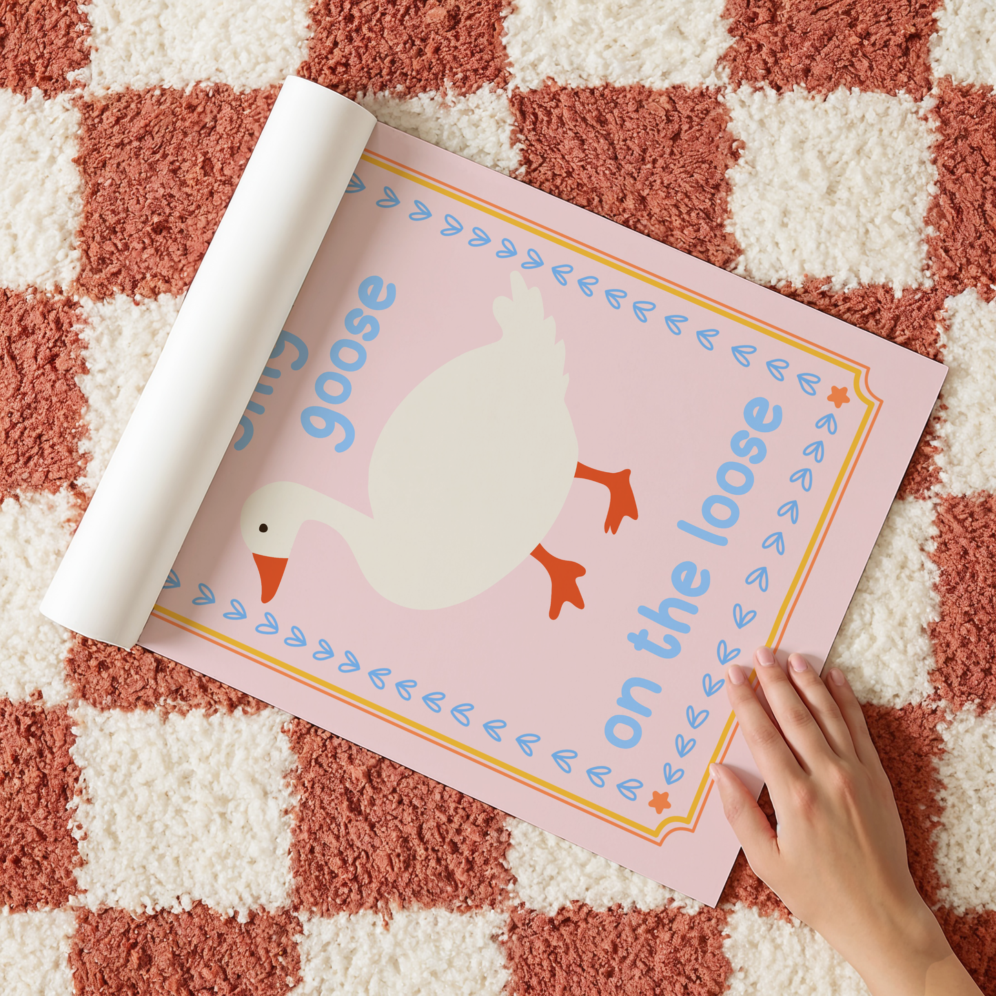 Silly Goose On the Loose Poster Print