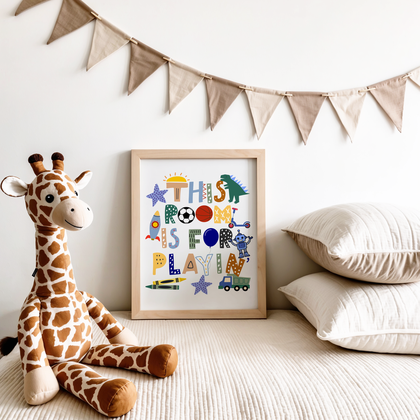 This Room Is For Playin' Poster Print