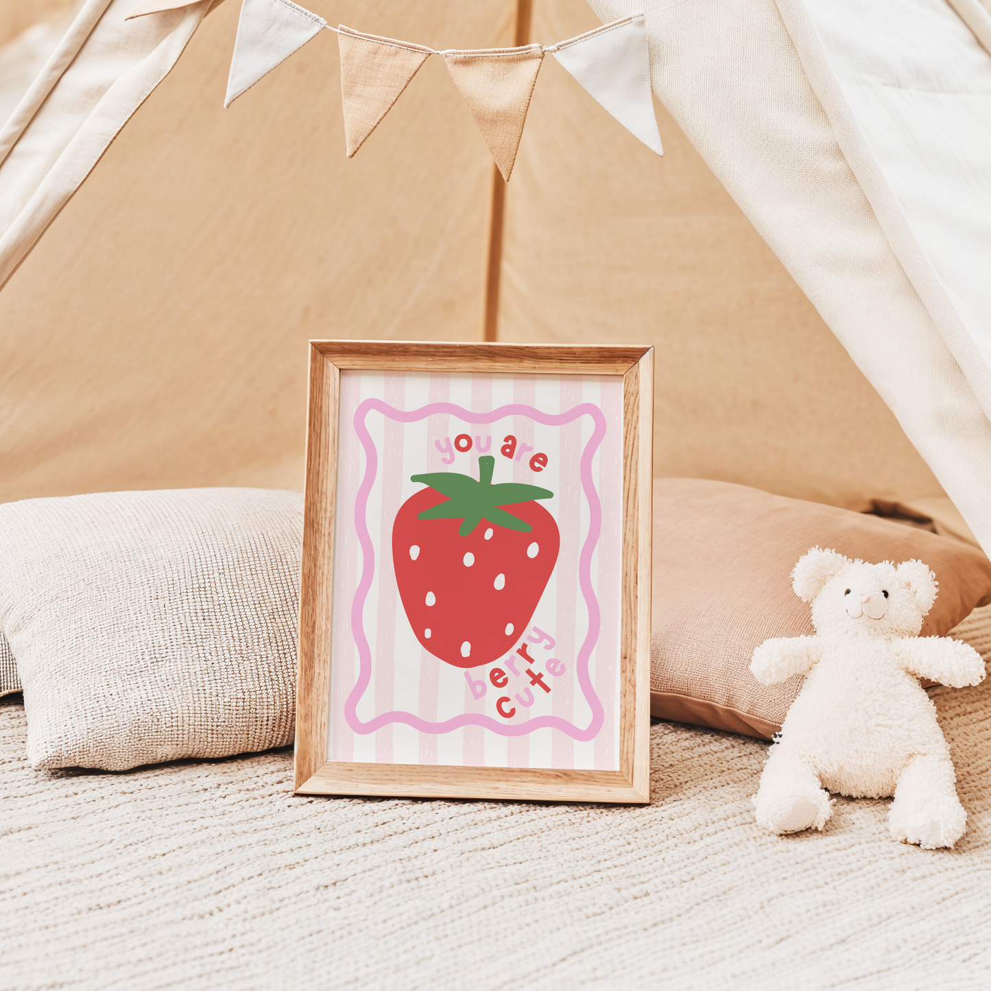 You Are Berry Cute Poster Print