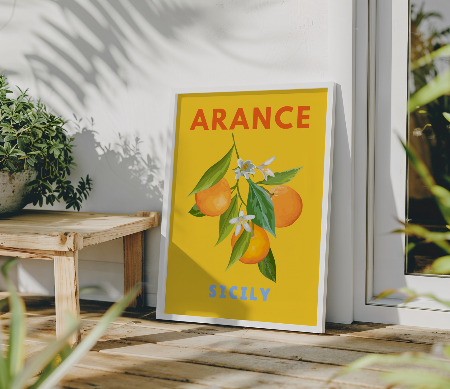 Arance Sicily Print (Yellow)
