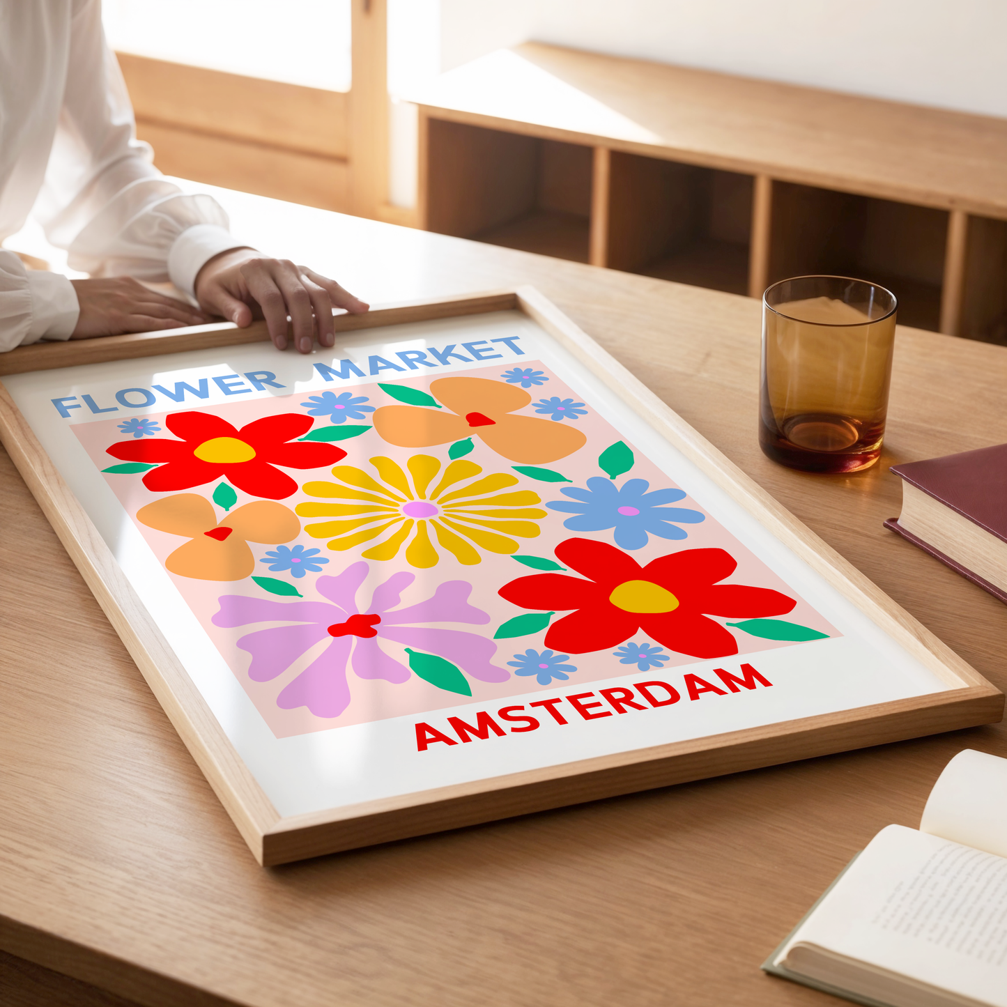 Flower Market Amsterdam Print