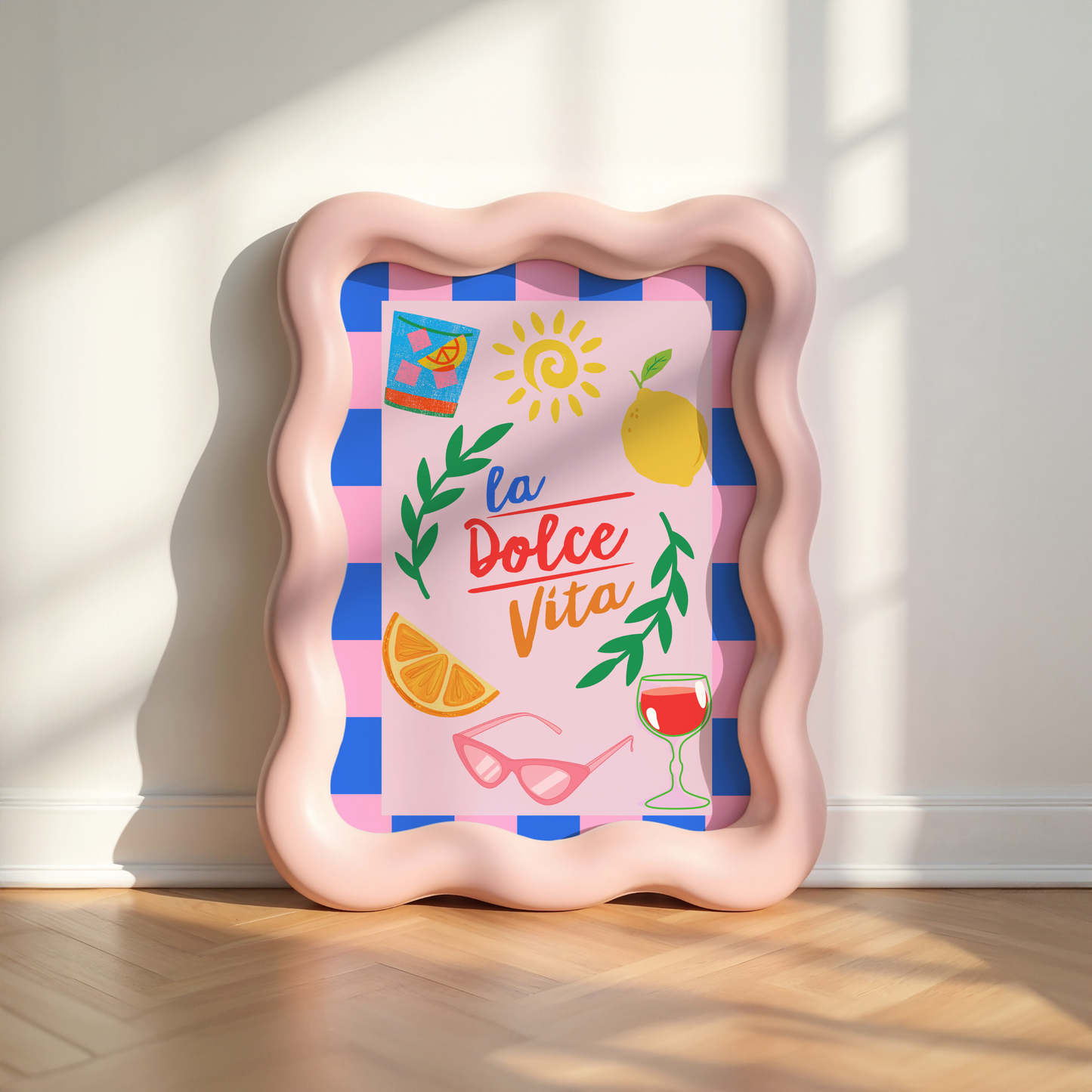La Dolce Vita Italian Summer Print (Pink)