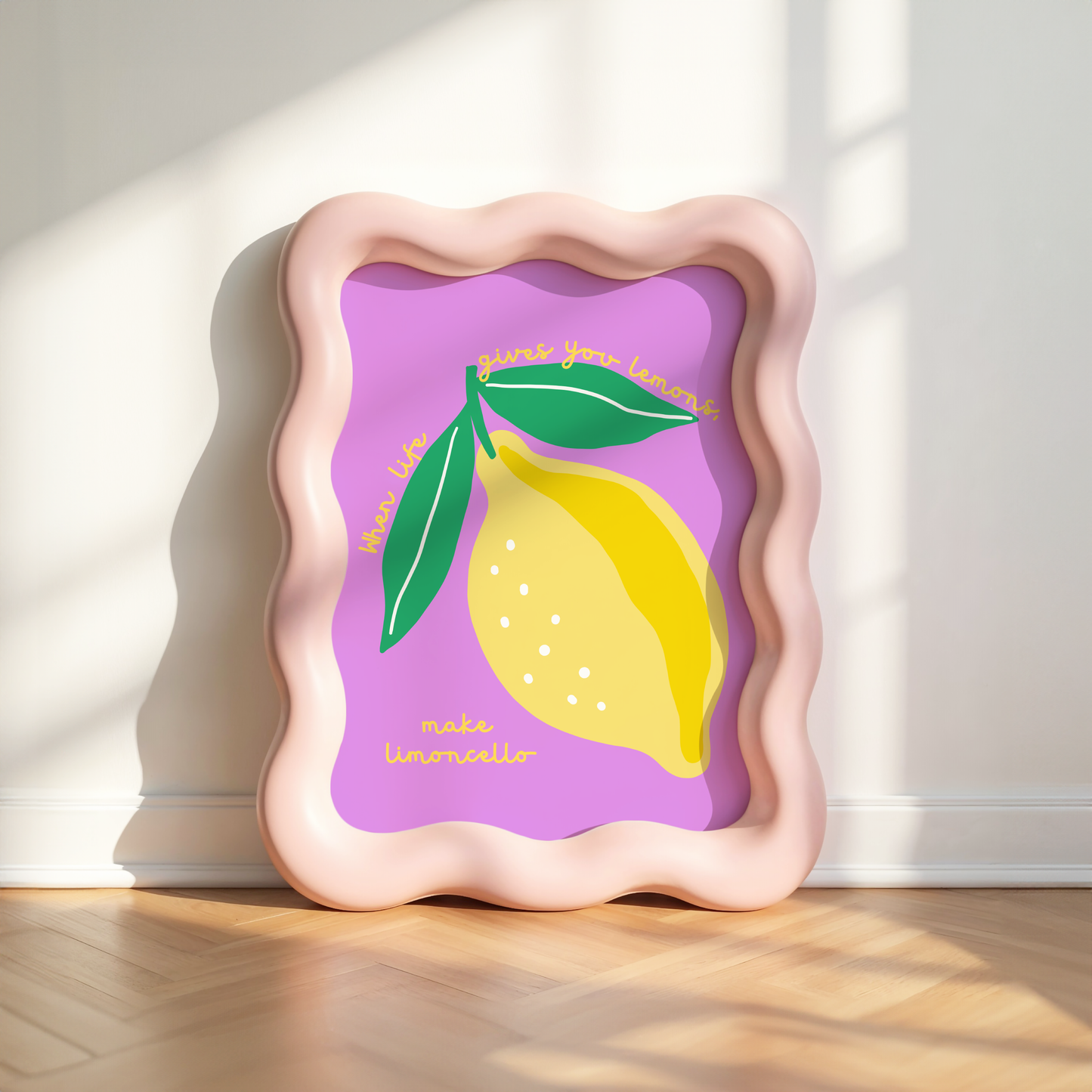 When Life Gives You Lemons, Make Limoncello Poster Print