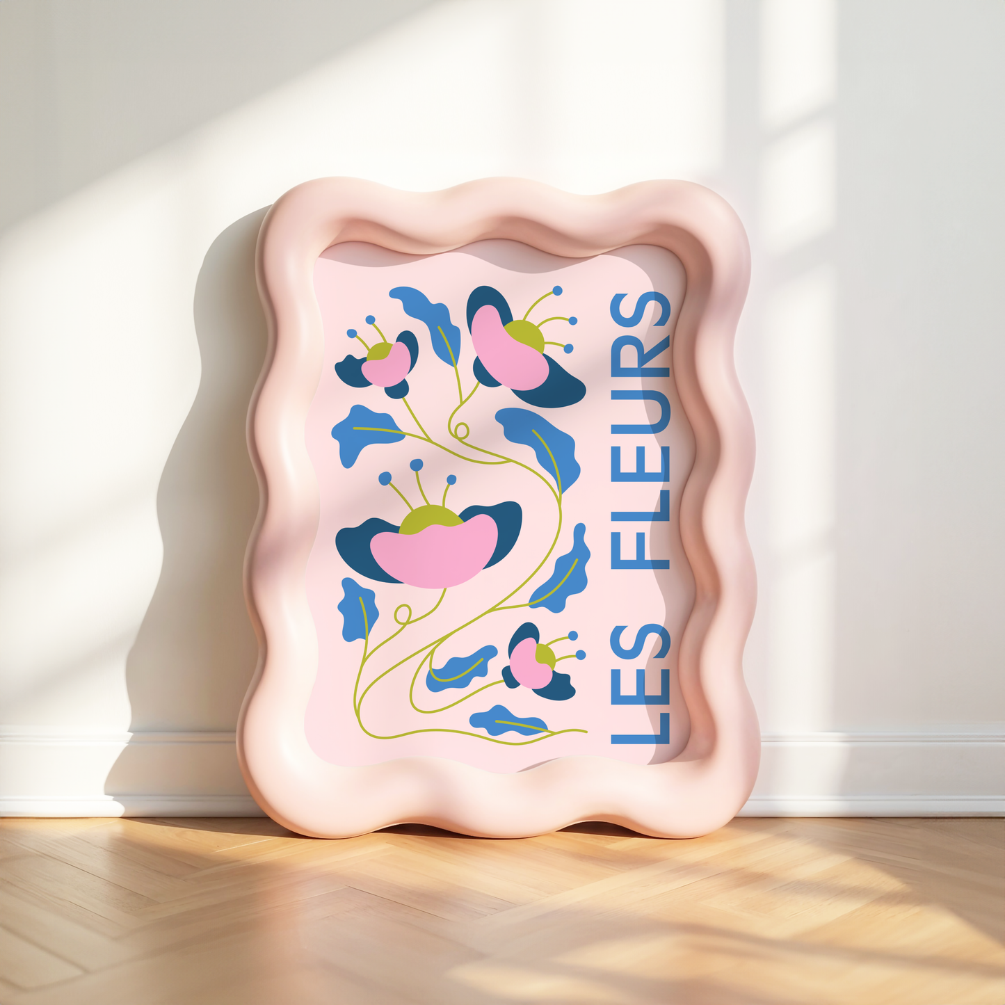 Les Fleurs Floral Poster Print