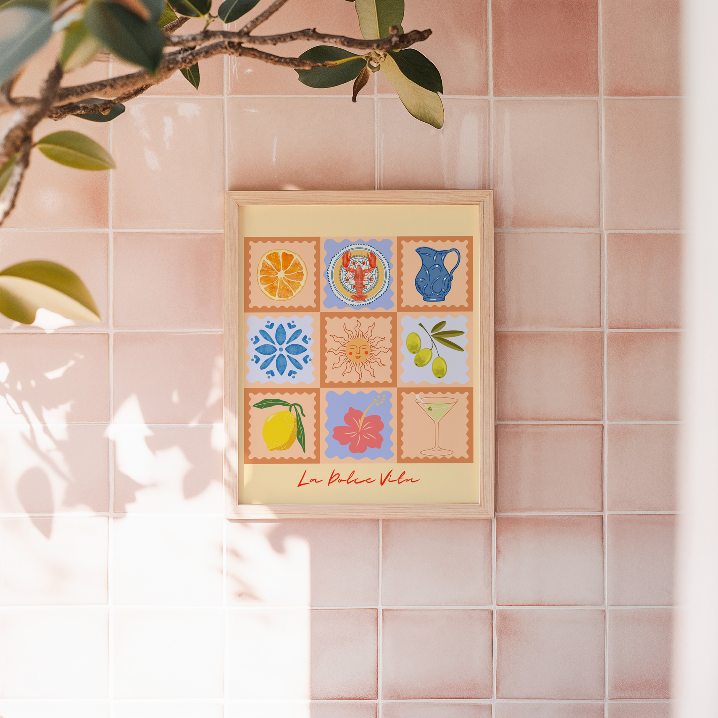 La Dolce Vita Summer Patchwork Print