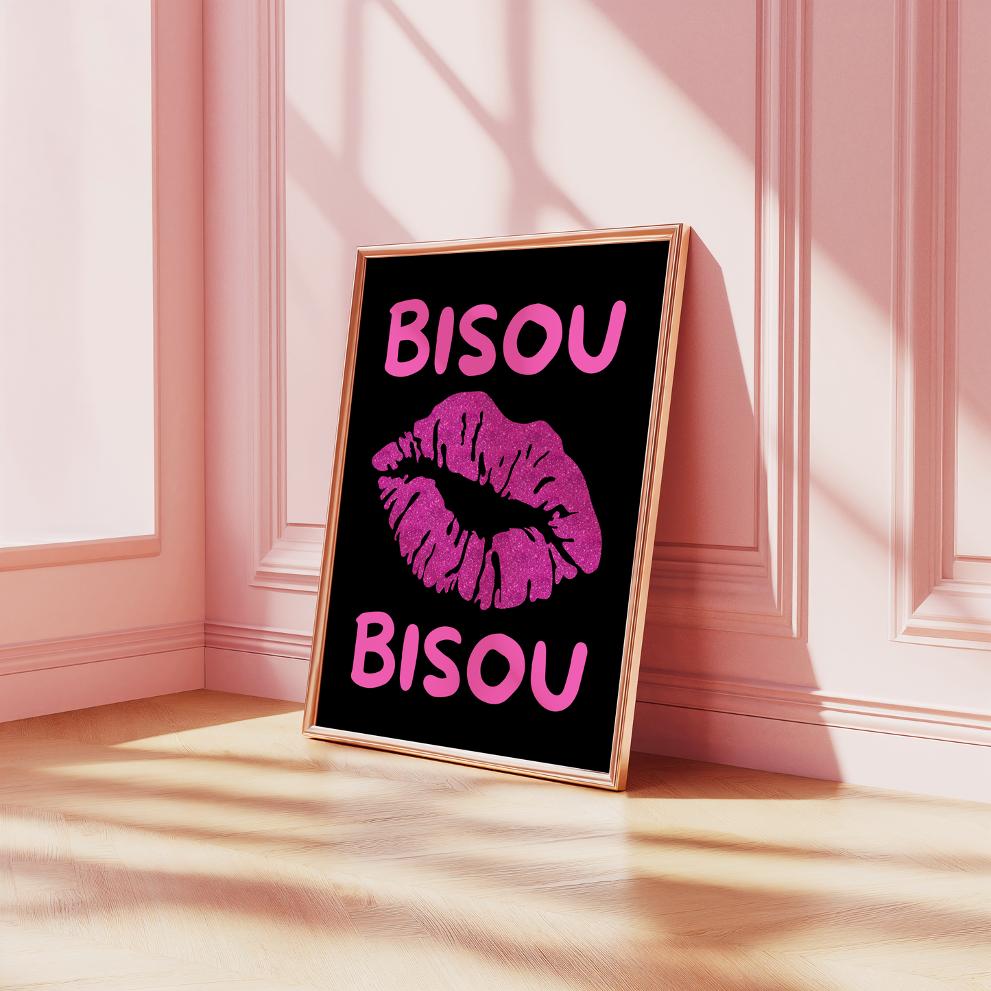 Bisou Bisou Poster Print