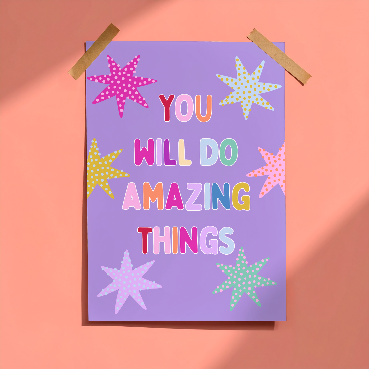 You Will Do Amazing Things Poster Print