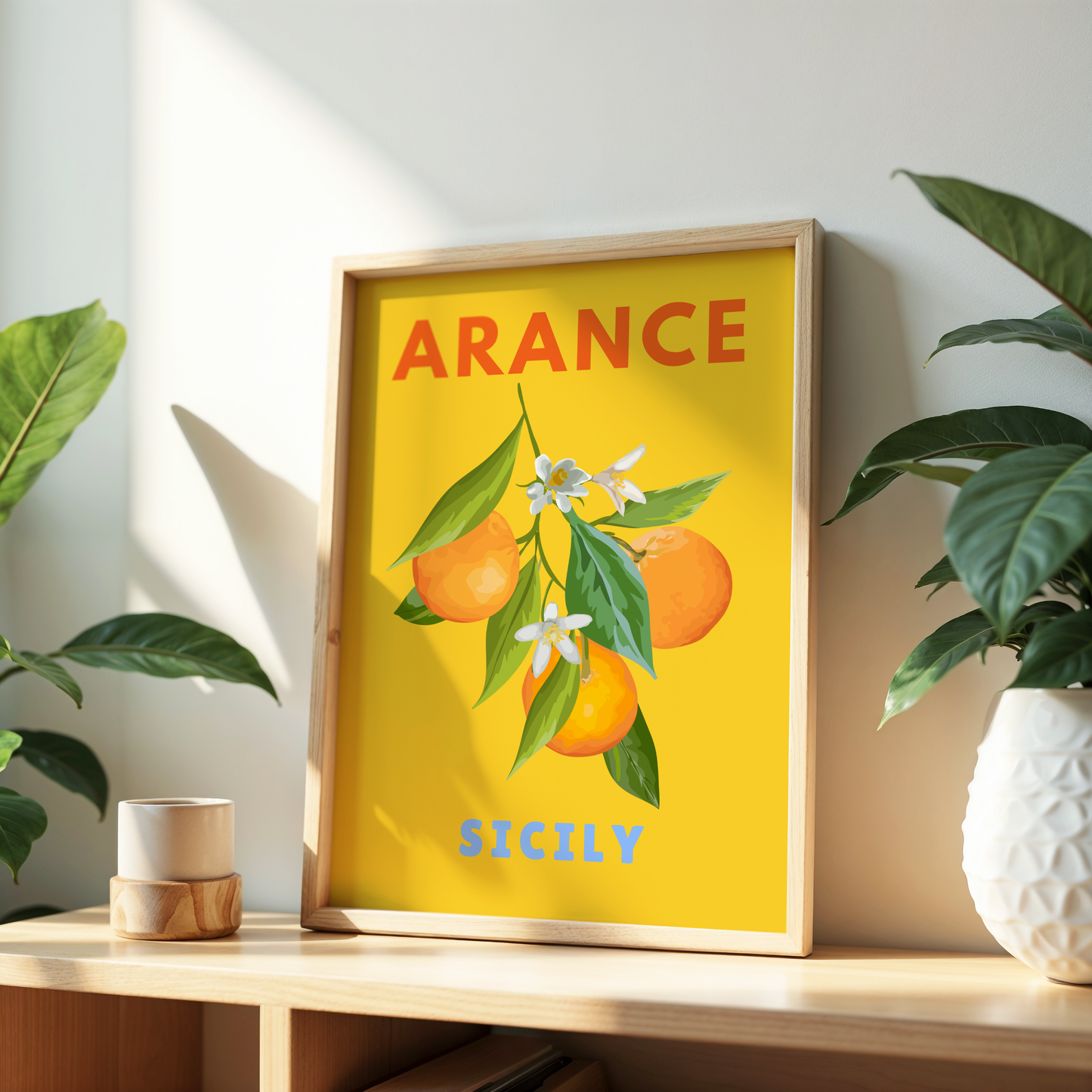 Arance Sicily Print (Yellow)