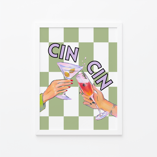 Cin Cin Cocktails Print