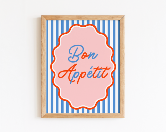 Bon Appétit Poster Print