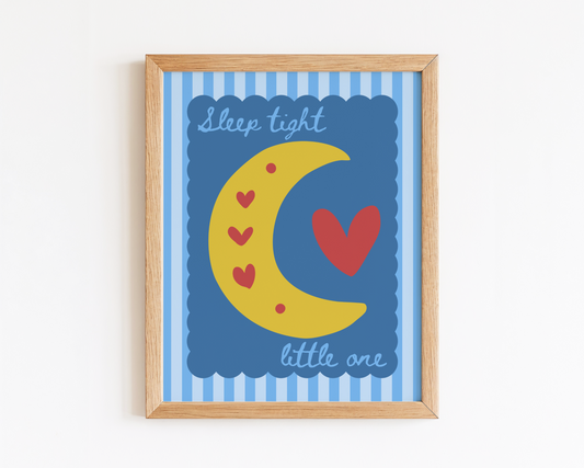 Sleep Tight Little One Poster Print