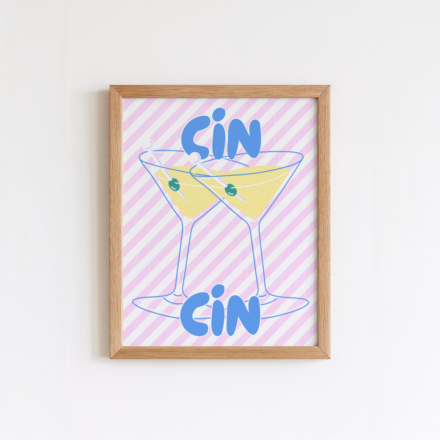 Cin Cin Martini Poster Print