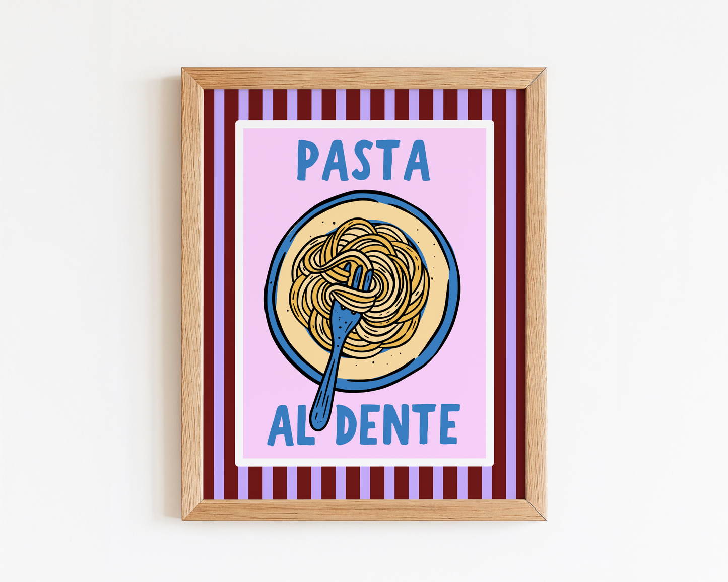 Pasta Al Dente Poster Print