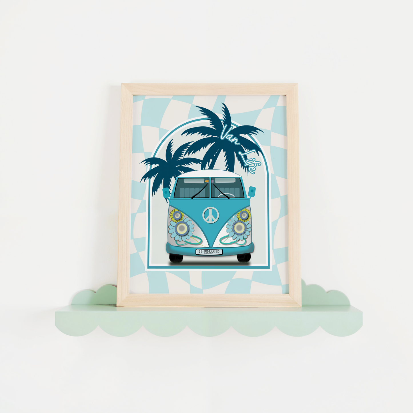 Van Life VW Kombi Print